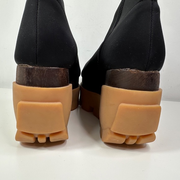 Jeffrey Campbell Hybrida Platform Boots Chunky Punk GothicNylon Size 7M - Picture 9 of 12